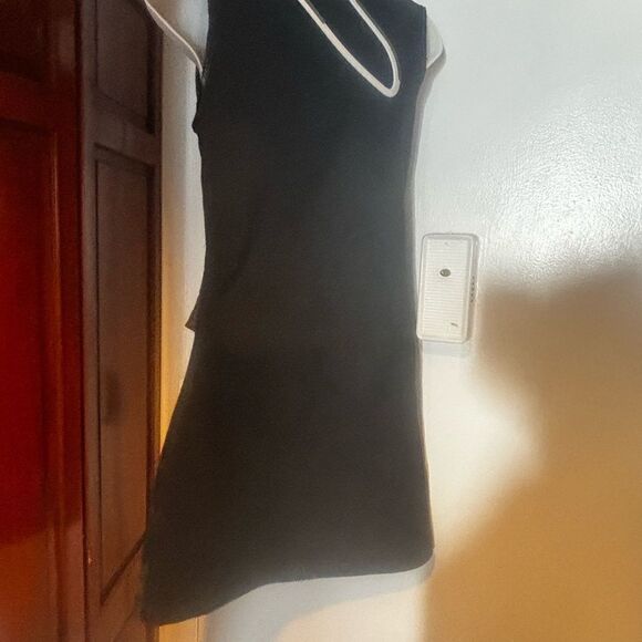 Demoiselle Lou y2k color block Jean patch logo floral dress rare multimedia - Picture 8 of 8